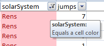 How to tell what filter is applied