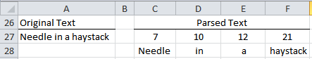 FIND Function example
