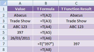 microsoft excel t function examples