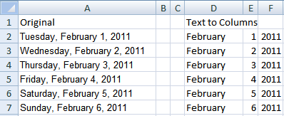 Convert Text to Columns to fix dates