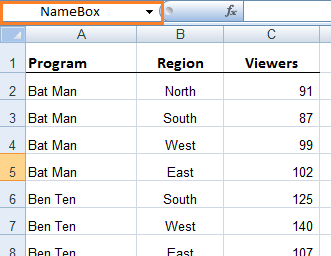 Excel_Named_Ranges_1 Excel Name Box for quickly Naming Ranges