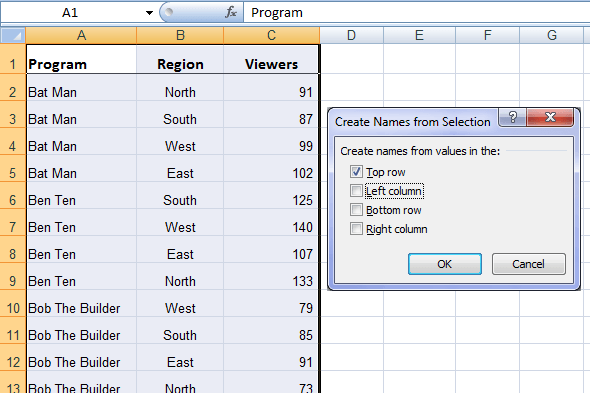 Excel_Named_Ranges_7 Shortcut to Create Excel Named Ranges