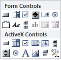 Excel Form Controls