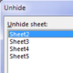 Unhide Multiple Worksheets in Excel