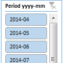 Single Slicer for Year and Month