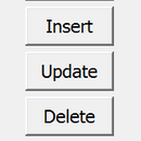 Excel forms, insert, update, delete data