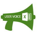 Excel User Voice