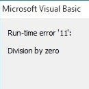 error handling in vba