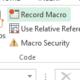 How to record a macro in Excel