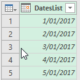Power Query Lists