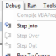 debugging vba code