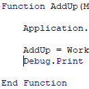 volatile user defined functions