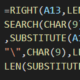 Find last occurrence of a string in another string