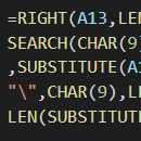 Find last occurrence of a string in another string