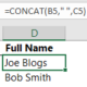 Excel CONCAT Function