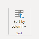 sort by column in power bi