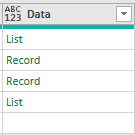 extracting data from lists and records in power query