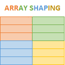 excel shaping arrays