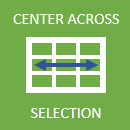 macro to center across selection