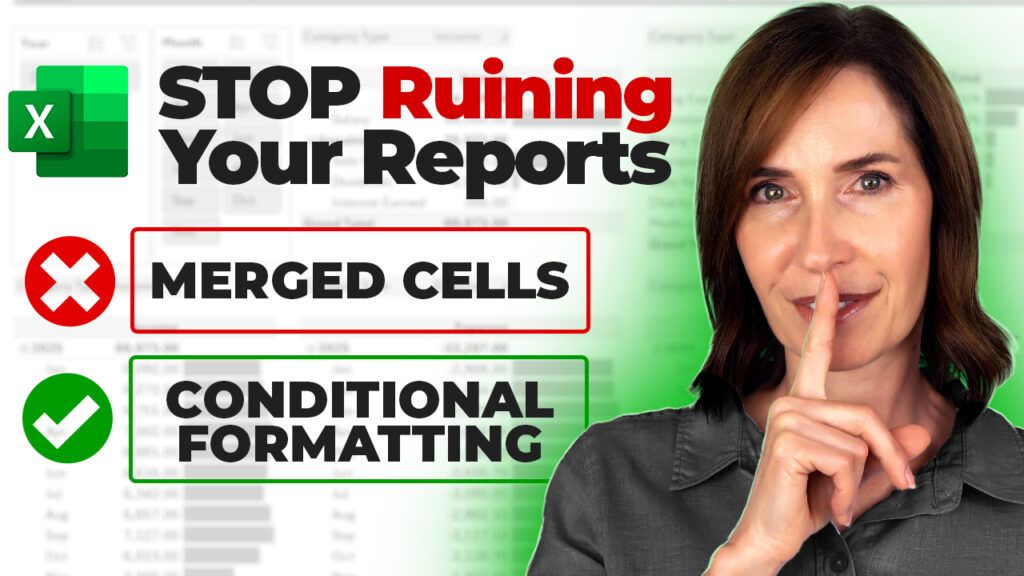 Dynamic Merged Cells in Excel
