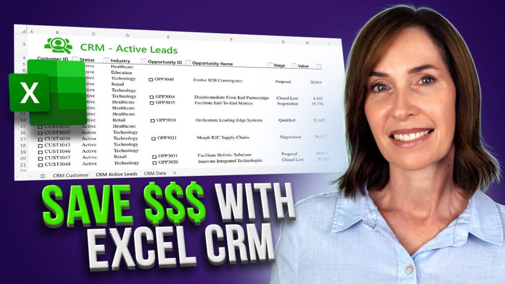 Build a Searchable CRM in Excel with Power Query Custom Data Types