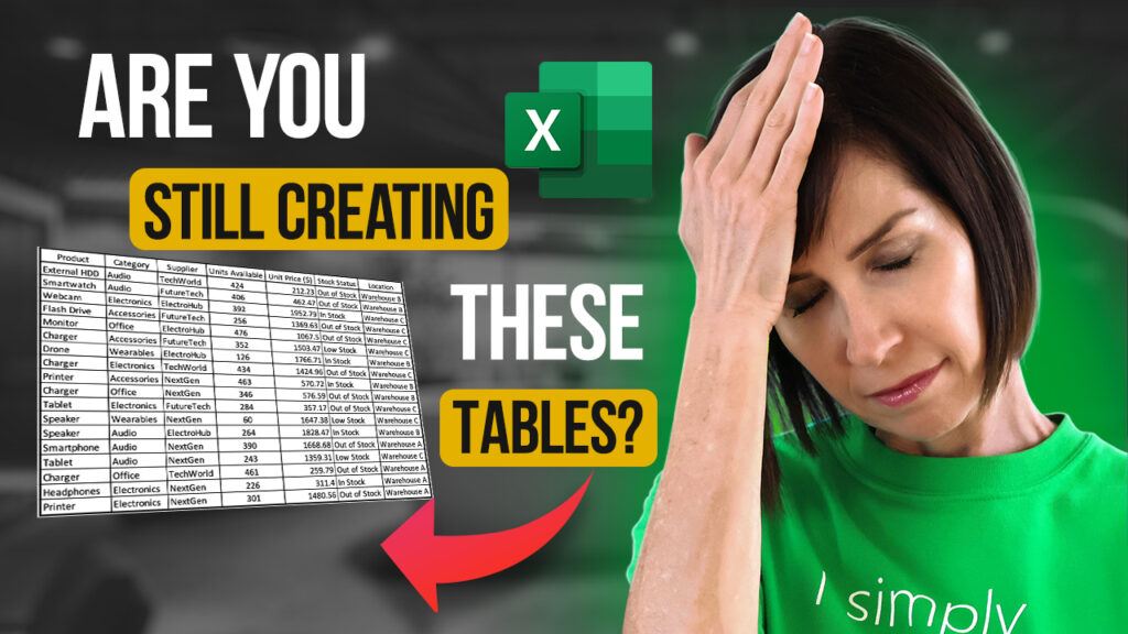 Dynamic Excel Tables for Smarter Spreadsheets
