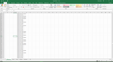 export results